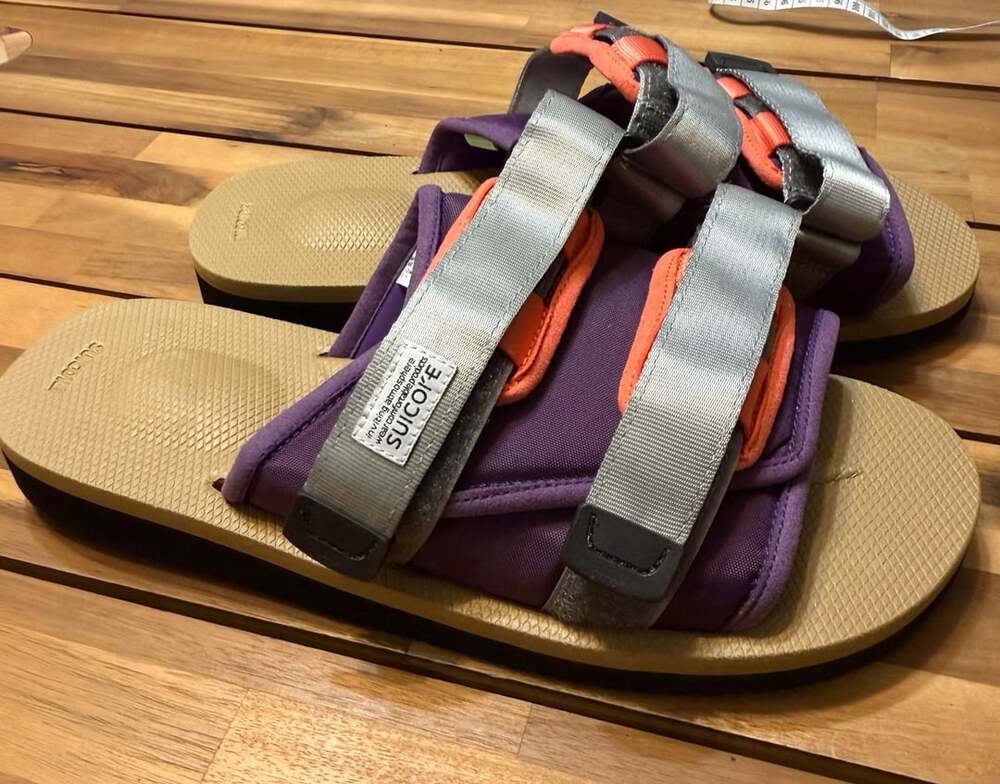 Suicoke Moto Cab Size 11 Purple Sandals